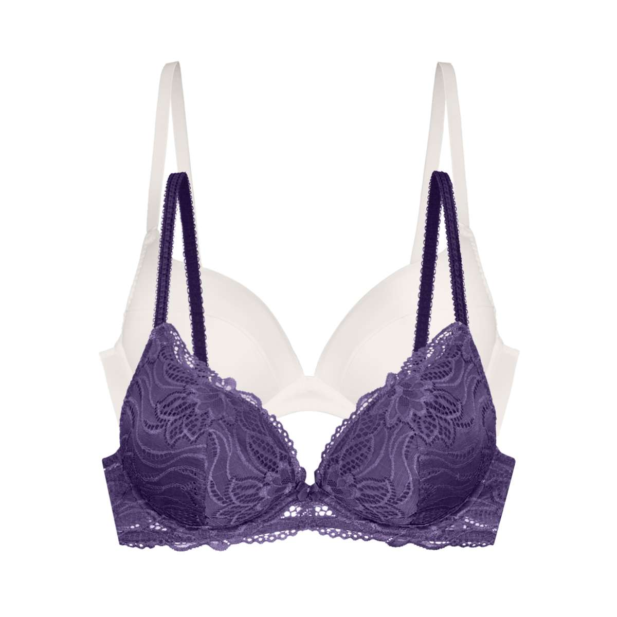 Angie 2pp Push Up Push Up Plunge Bra