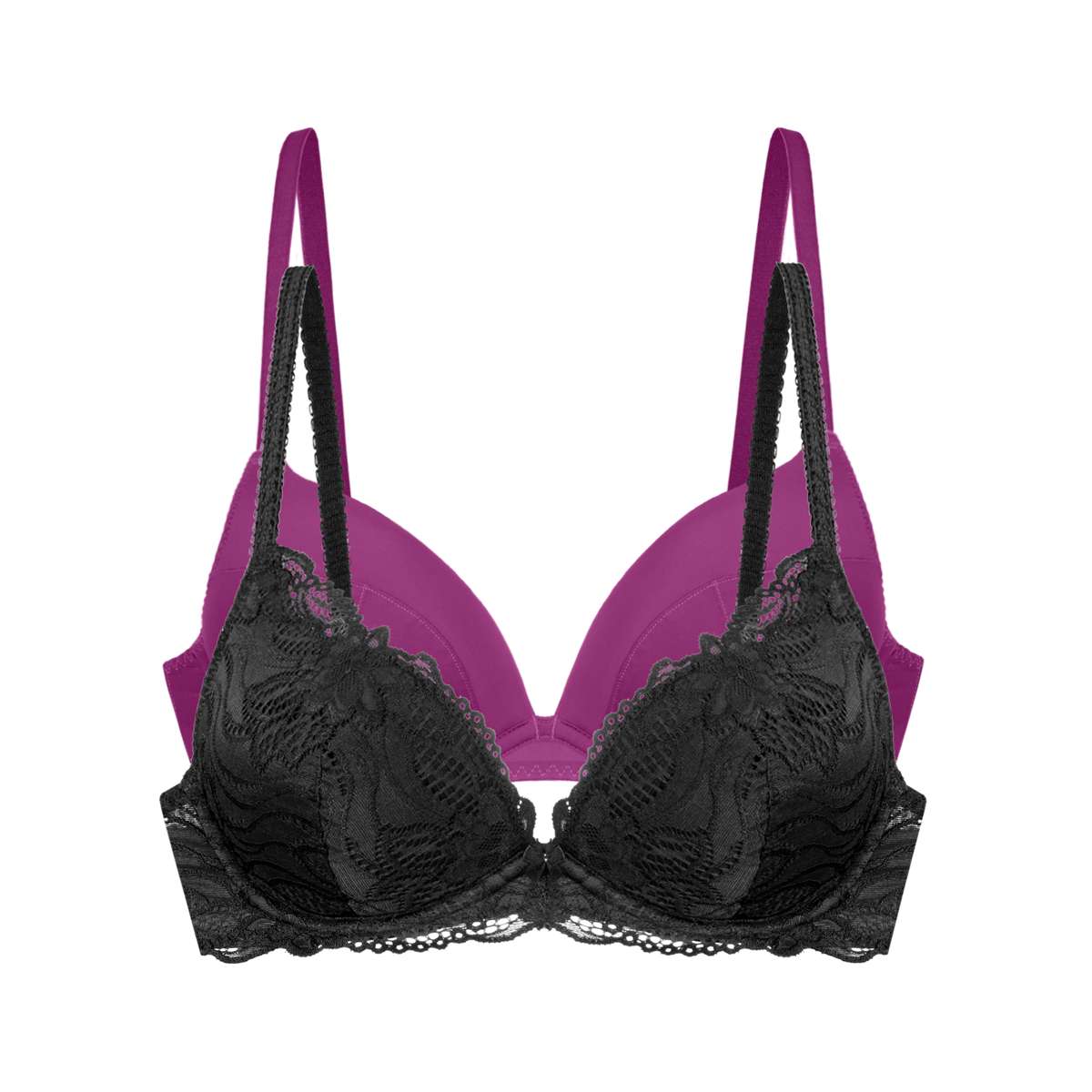 Angie 2pp Push Up Push Up Plunge Bra