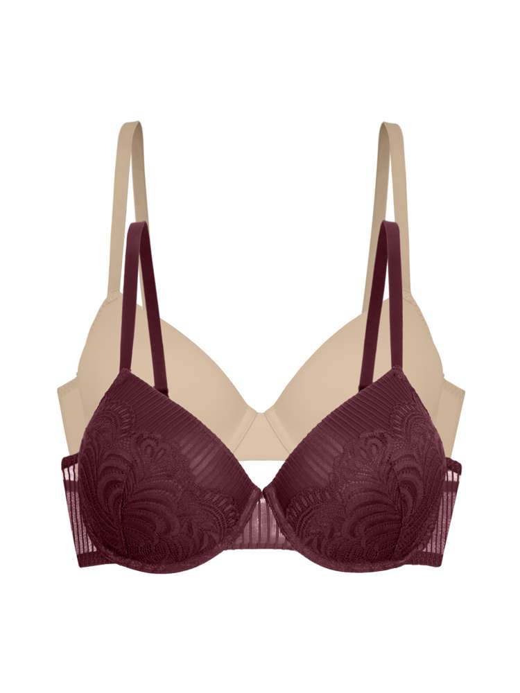 Lot de 2 soutiens-gorge demi Emersyn