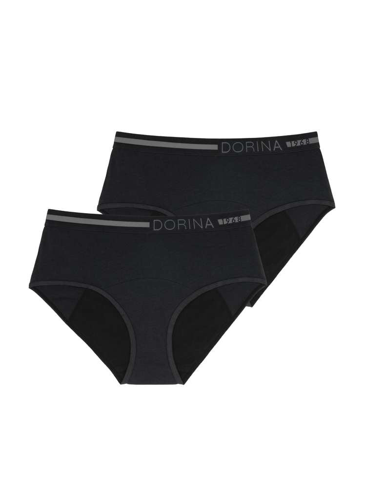 2 PACK PERIOD PANTIES MIDI BRIEF