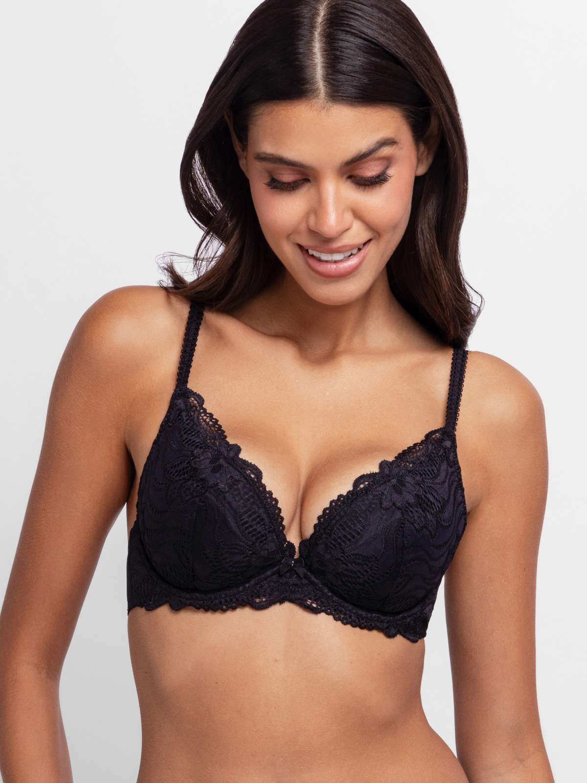Angie 2pp Push Up Push Up Plunge Bra