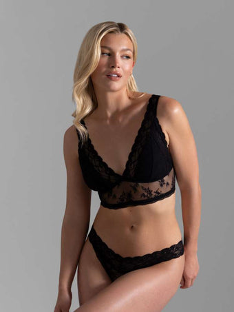 Lot de 2 brassières dentelle coques amovibles