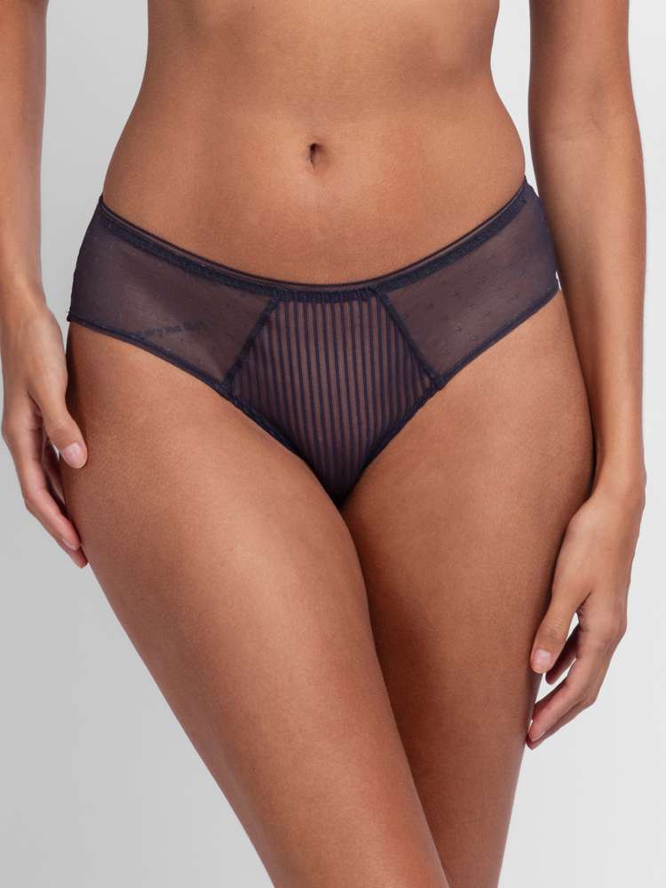 Soutien-gorge push-up plongeant à pois Origins