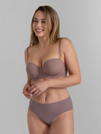 Soutien-gorge balconnette à coques