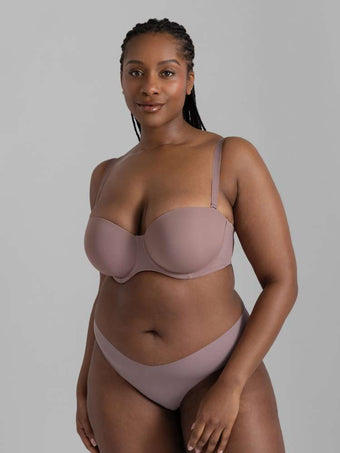 Soutien-gorge balconnette à coques