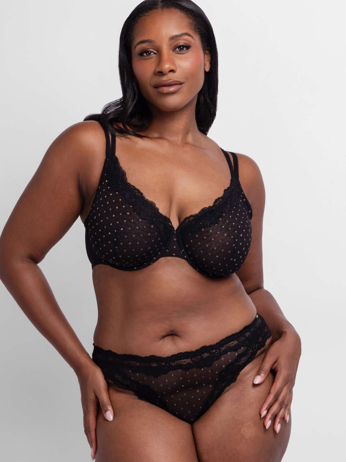 Origins Shimmer Dot Mesh Brief