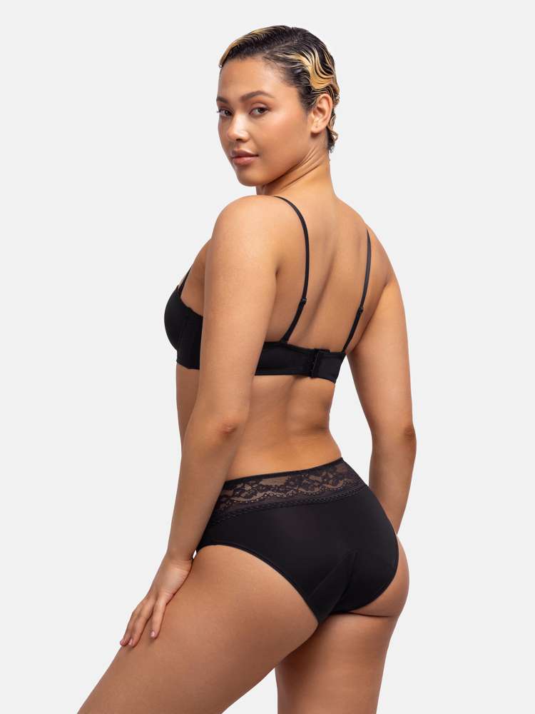 Lot de 2 culottes de règles hipster dentelle