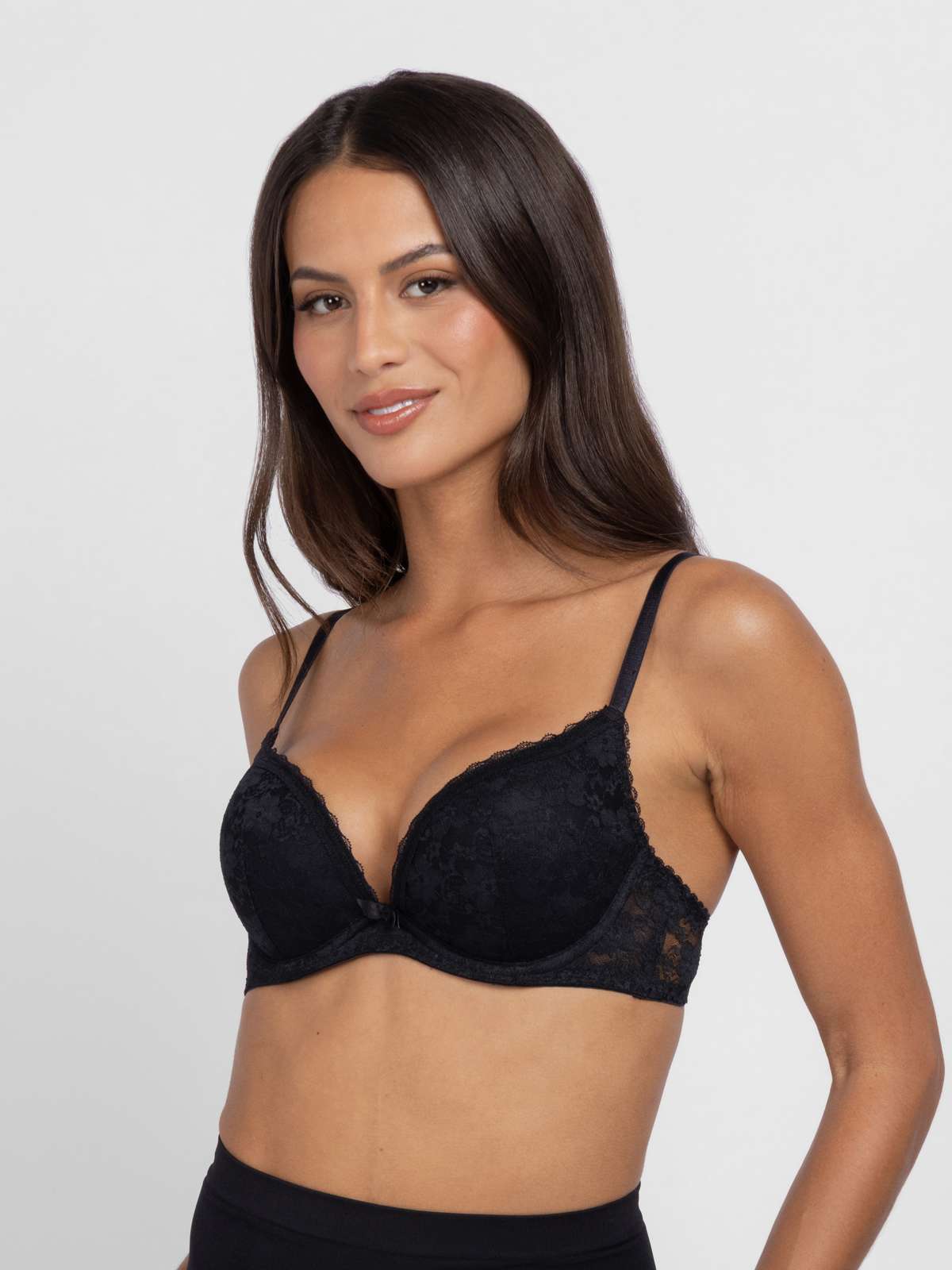 Sonia 2pp Padded Push Up Plunge Bra