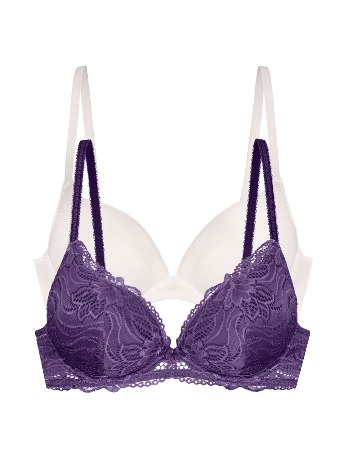 Angie 2pp Push Up Push Up Plunge Bra