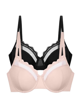 2 PACK JANA FULL CUP BRA