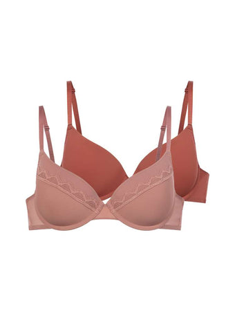Lot de 2 soutiens-gorge demi-coques
