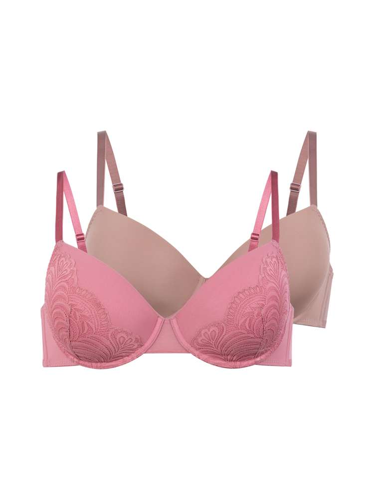 Lot de 2 soutiens-gorge demi-coques