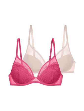 2 PACK NORISSA PLUNGE BRA