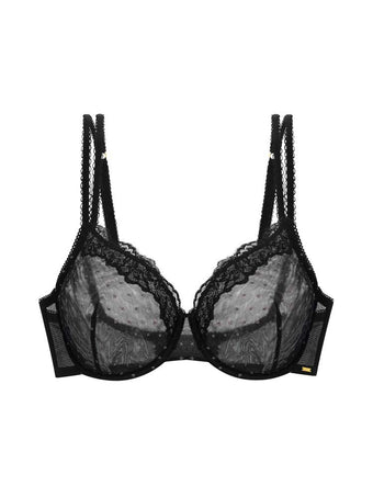 ORIGINS SHIMMER DOT MESH FULL CUP BRA