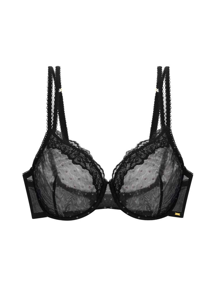 ORIGINS SHIMMER DOT MESH FULL CUP BRA