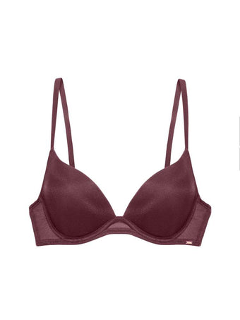 ORIGINS SHIMMER MESH PUSH UP PLUNGE BRA
