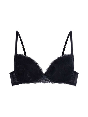 Soutien-gorge plongeant à coques dentelle