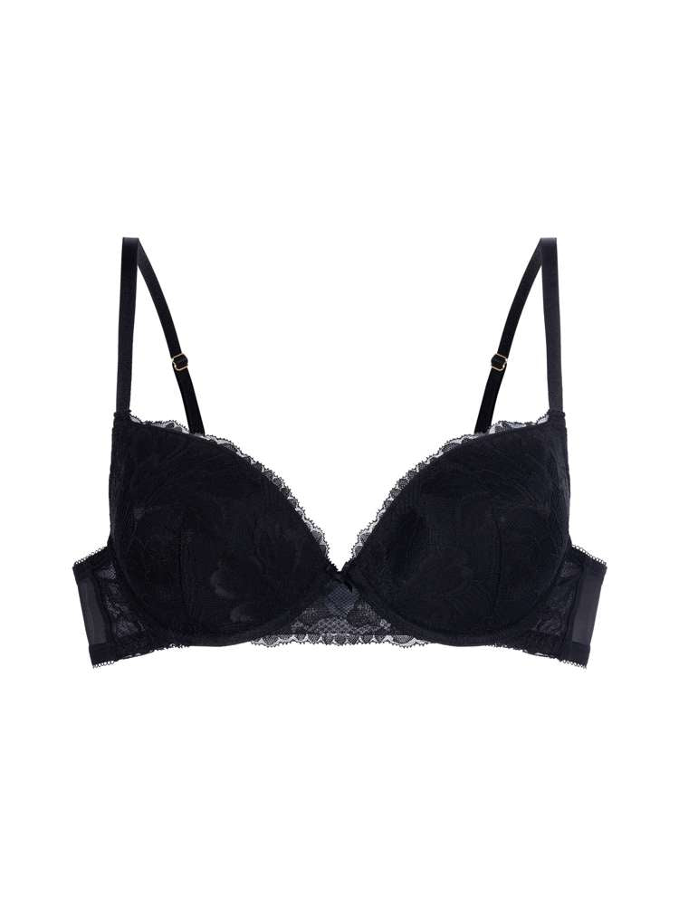 Soutien-gorge plongeant à coques dentelle