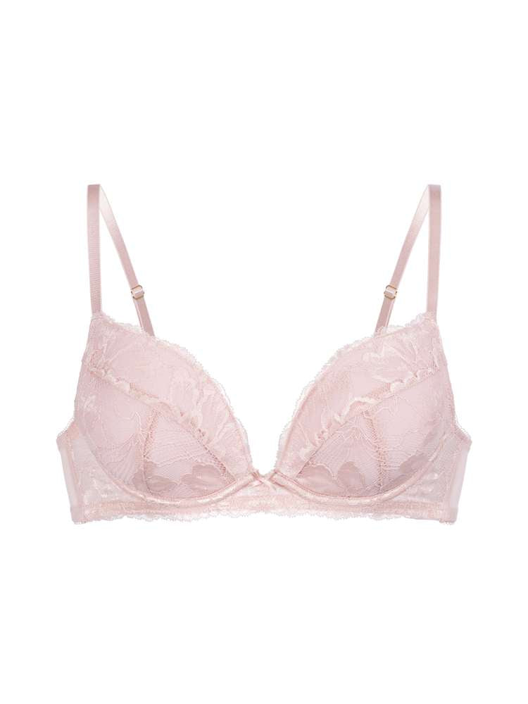 Soutien-gorge plongeant à coques dentelle