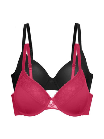 Lot de 2 soutiens-gorge demi Sonia