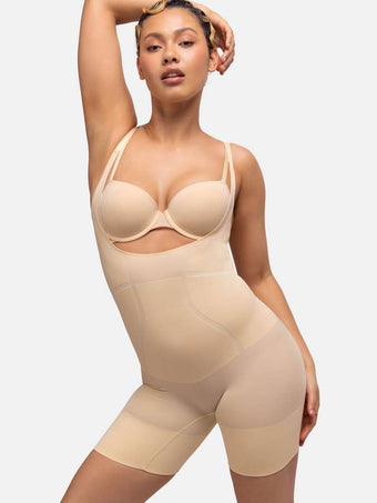 ABSOLUTE SCULPT OPEN BUST BODYSUIT