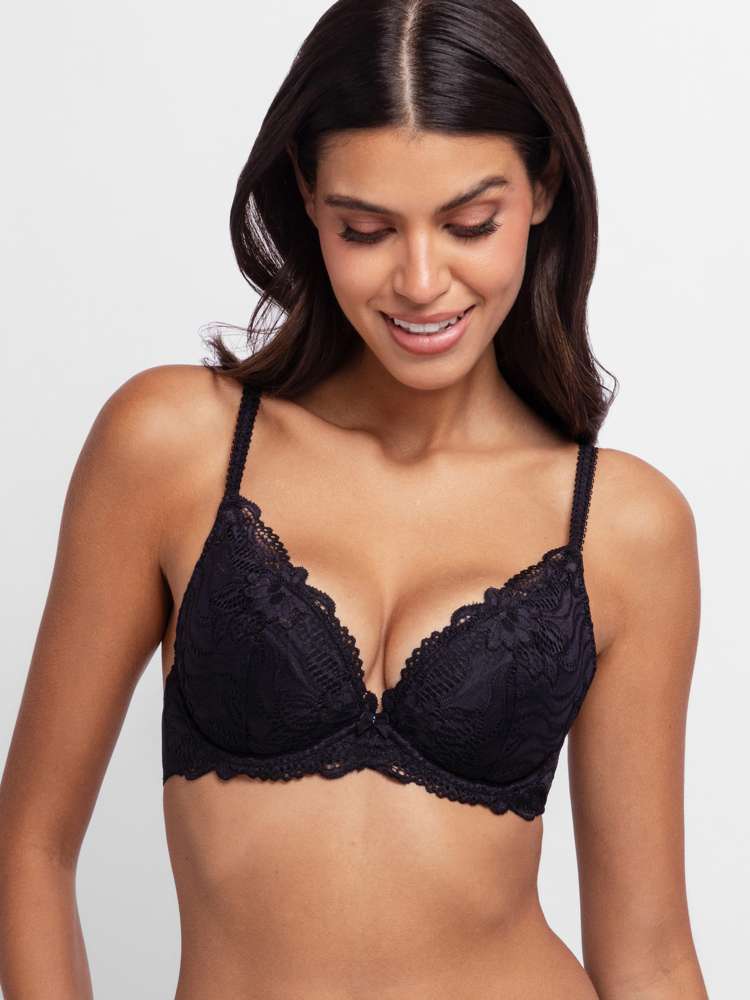 Lot de 2 soutiens-gorge push-up plongeants