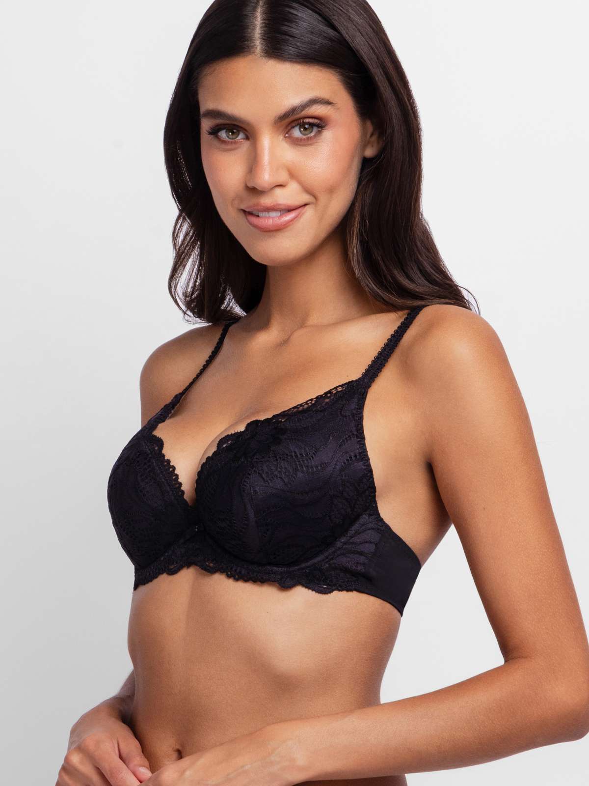 Angie 2pp Push Up Push Up Plunge Bra