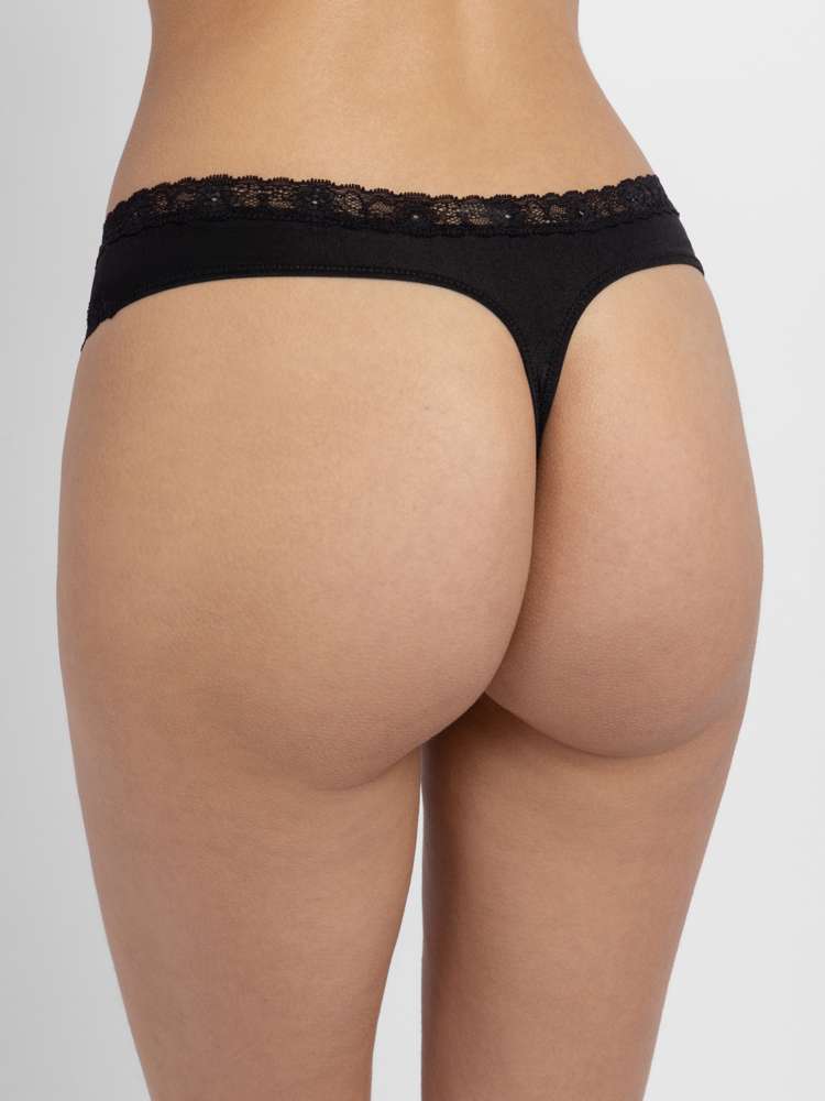 Lot de 3 tangas microfibre