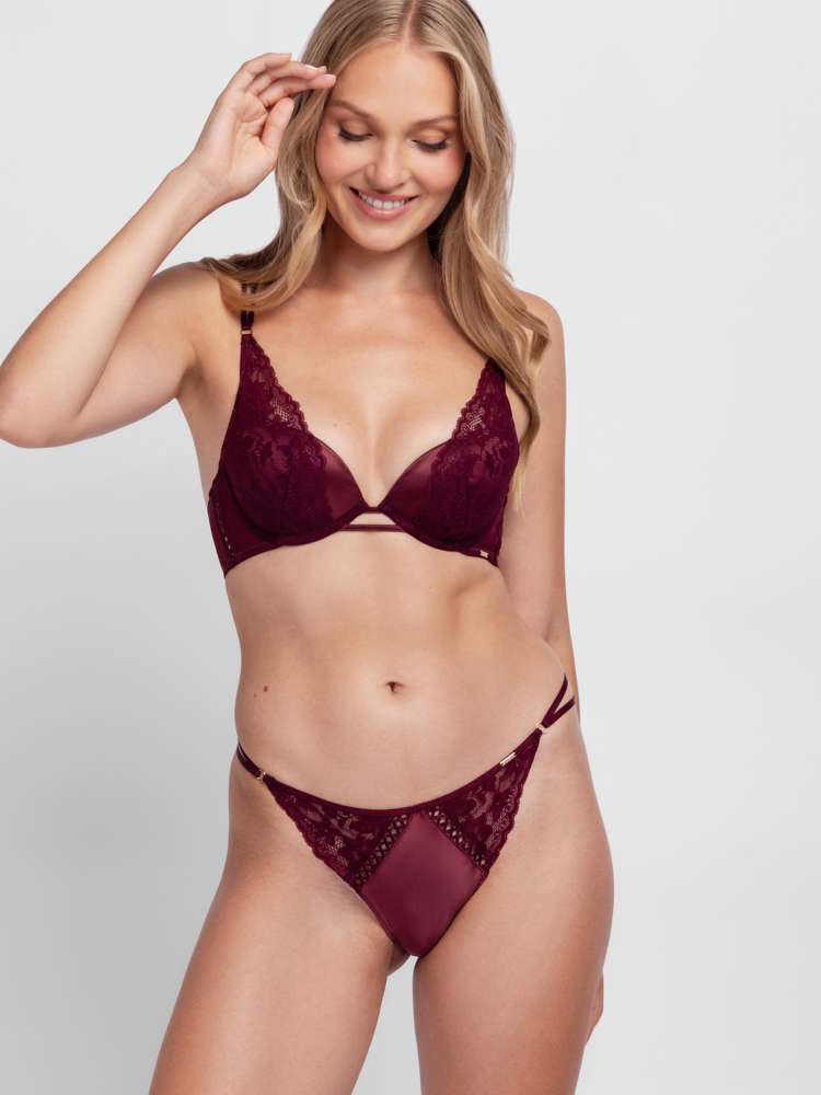 Soutien-gorge plongeant Lyra Satin