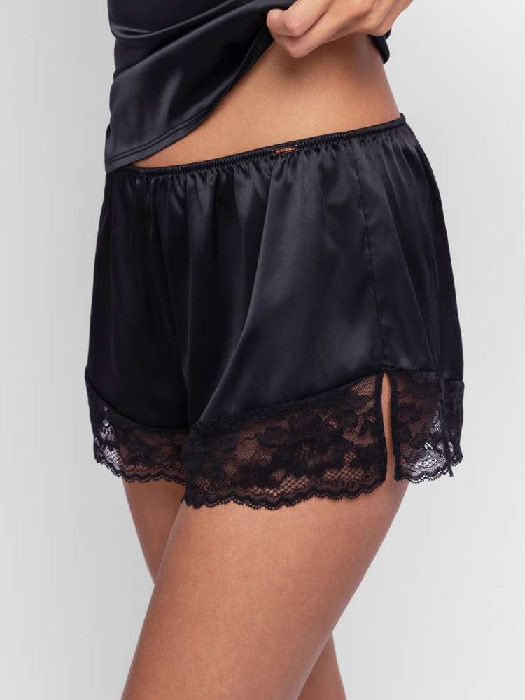 Short de pyjama satin