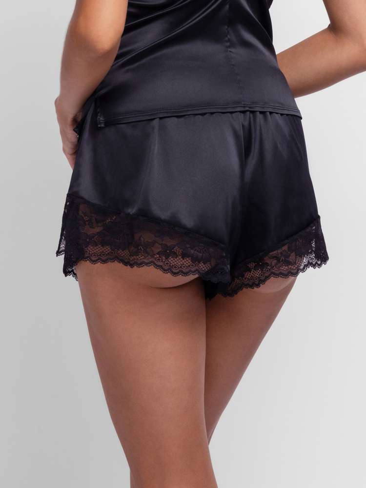 Short de pyjama satin