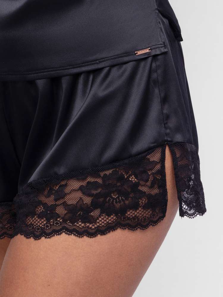 Short de pyjama satin