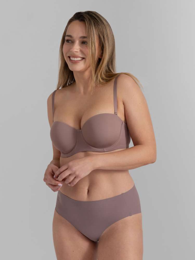 Soutien-gorge balconnette à coques