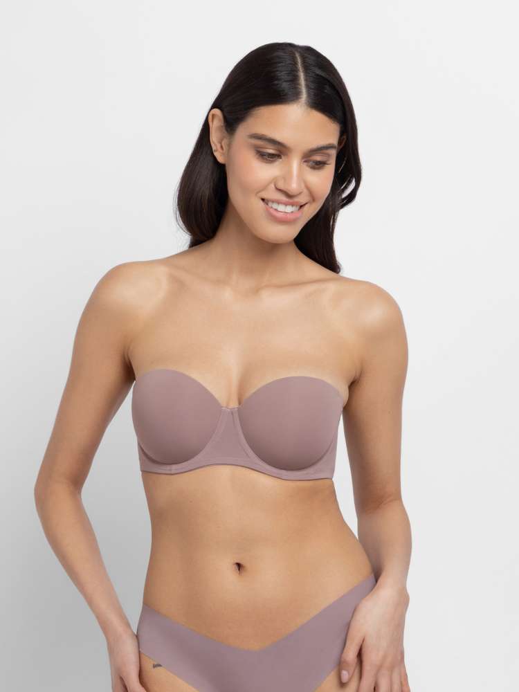 Soutien-gorge balconnette à coques