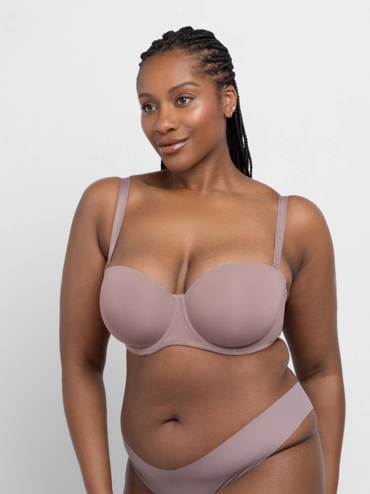 Soutien-gorge balconnette à coques