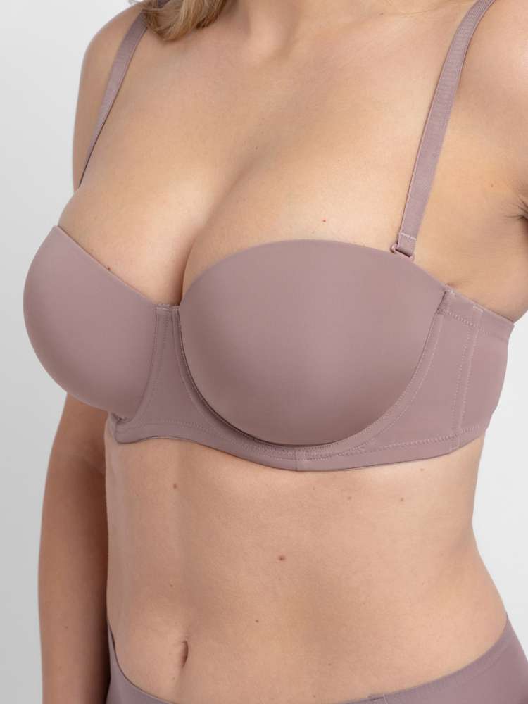 Soutien-gorge balconnette à coques