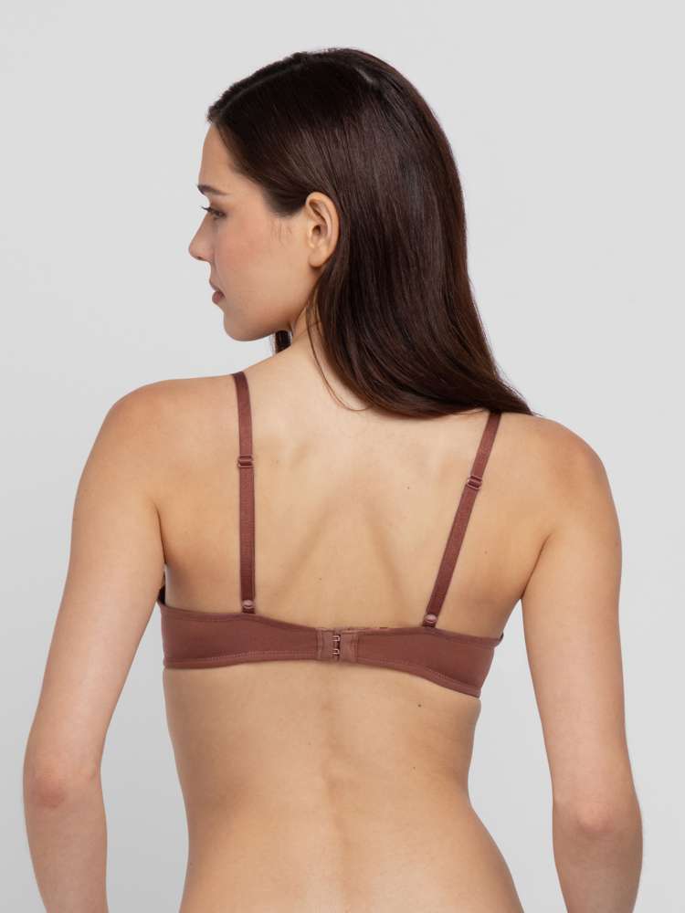 Soutien-gorge plongeant à coques