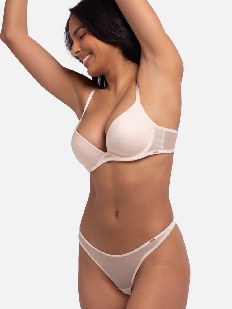 Soutien-gorge push-up plongeant