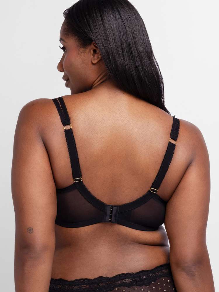 ORIGINS SHIMMER DOT MESH FULL CUP BRA