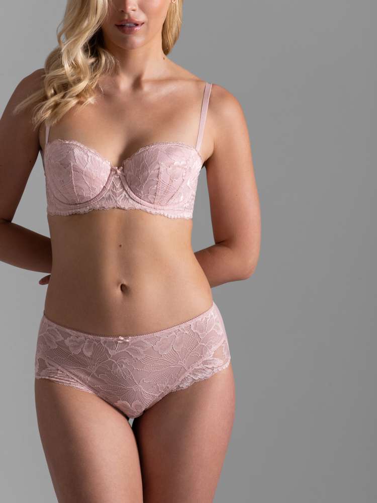 Soutien-gorge balconnet à coques dentelle