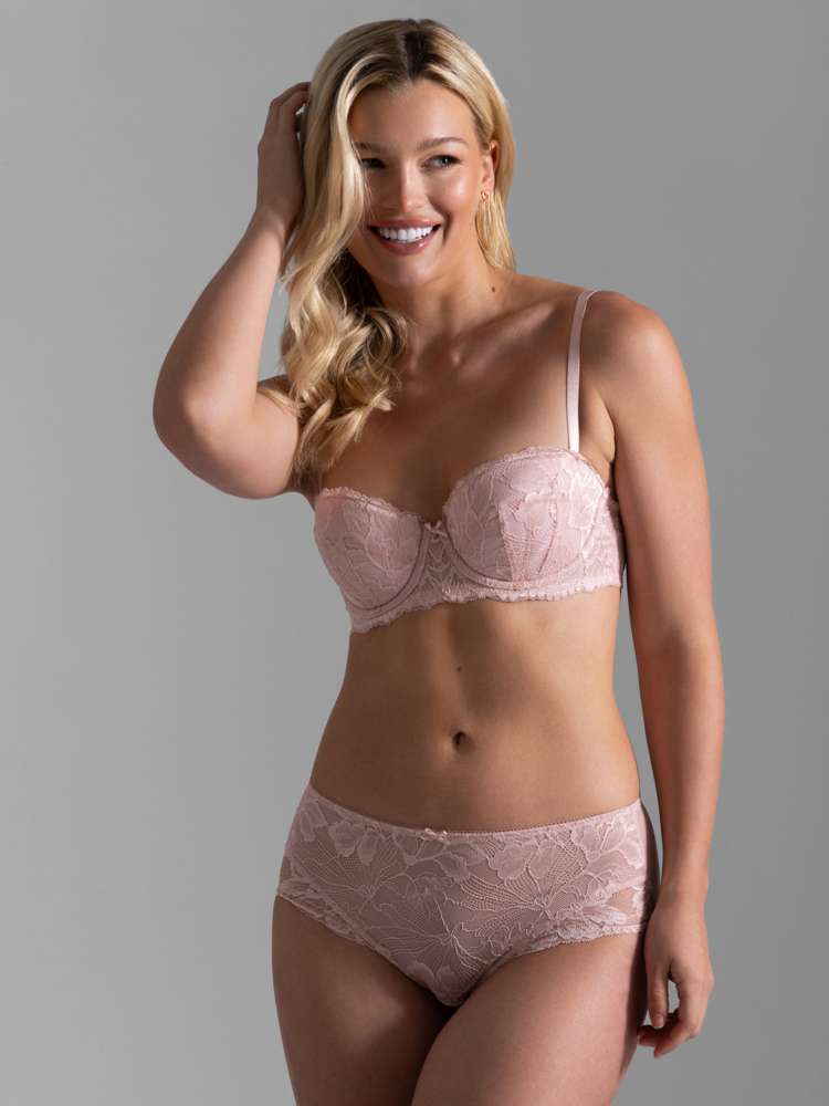 Soutien-gorge balconnet à coques dentelle