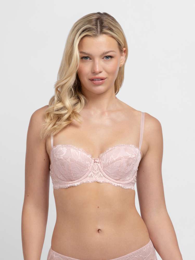 Soutien-gorge balconnet à coques dentelle
