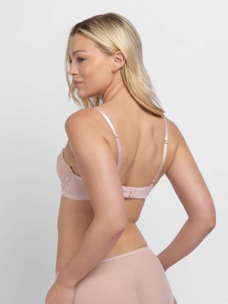 Soutien-gorge balconnet à coques dentelle