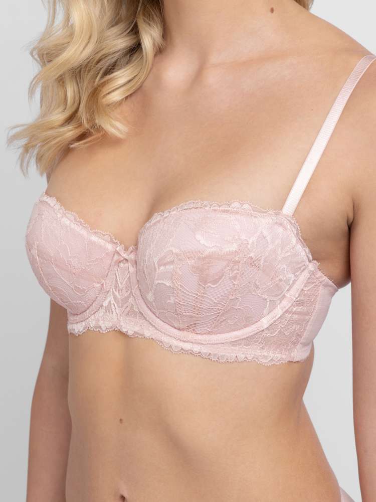 Soutien-gorge balconnet à coques dentelle