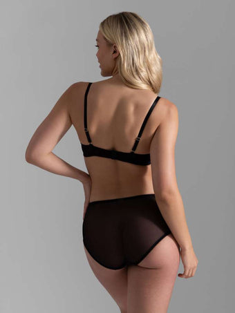 Culotte mi-haute dentelle