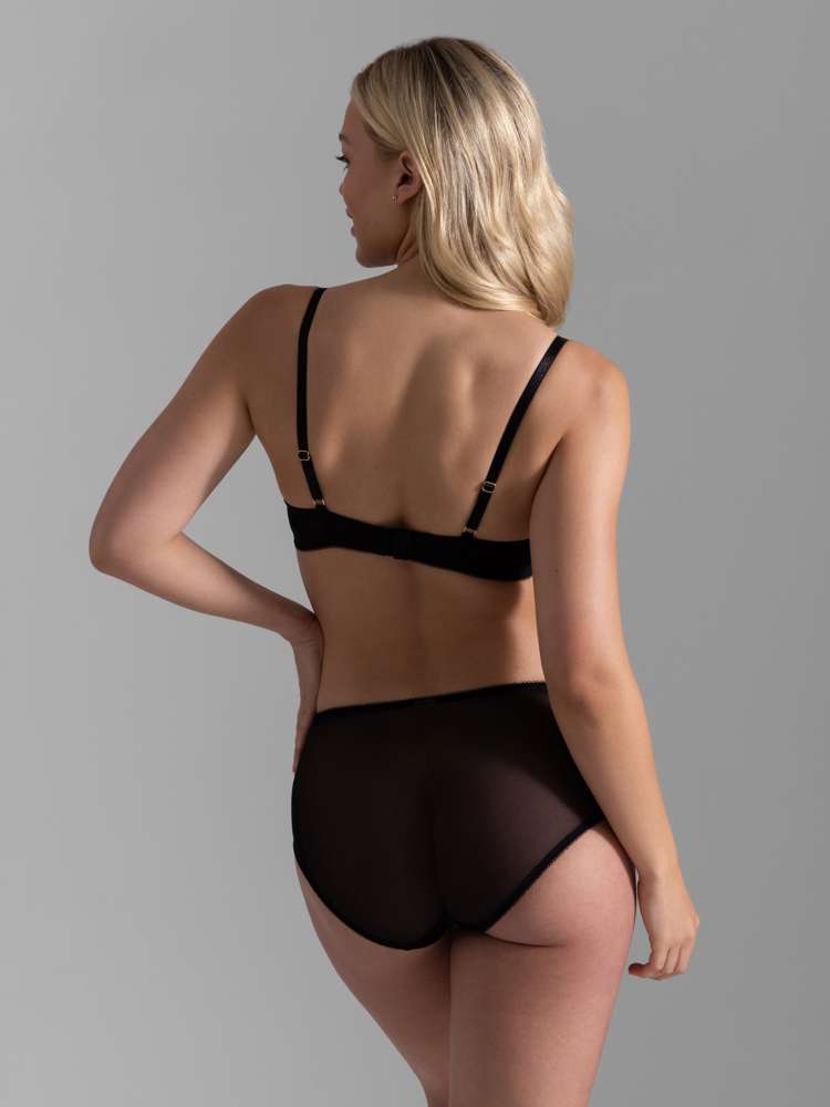 Soutien-gorge plongeant à coques dentelle