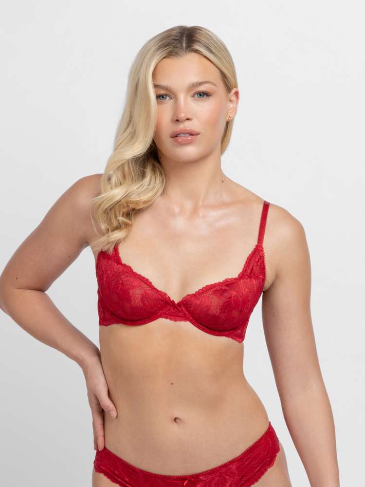 Soutien-gorge plongeant dentelle