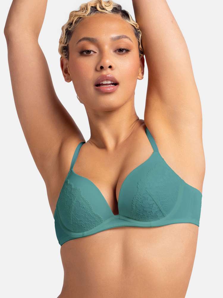 Lot de 2 soutiens-gorge push-up plongeant Yahara