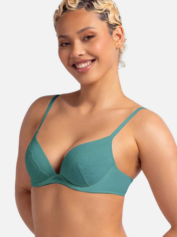 Lot de 2 soutiens-gorge push-up plongeant Yahara