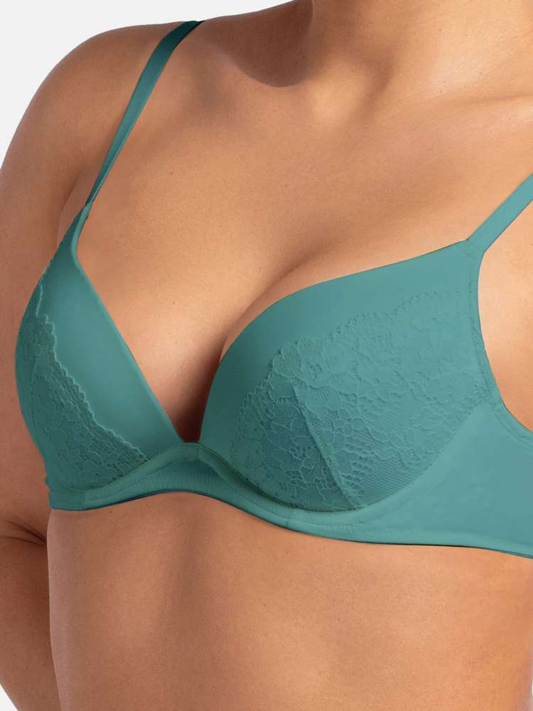 Lot de 2 soutiens-gorge push-up plongeant Yahara